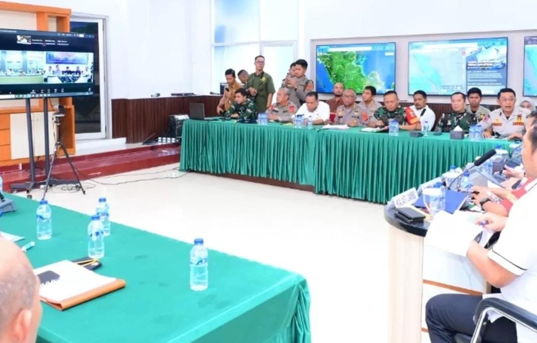 Kapolda Jambi Ikuti Zoom Meeting Presiden Prabowo Bahas Kesiapsiagaan Karhutla