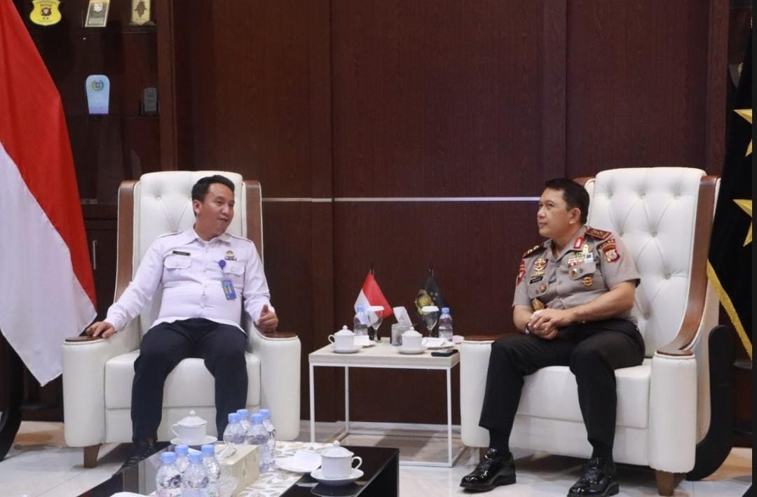 Perkuat Mitigasi Cuaca Ekstrem, Kapolda Gorontalo Terima Audiensi Kepala Stasiun Meteorologi Djalaluddin