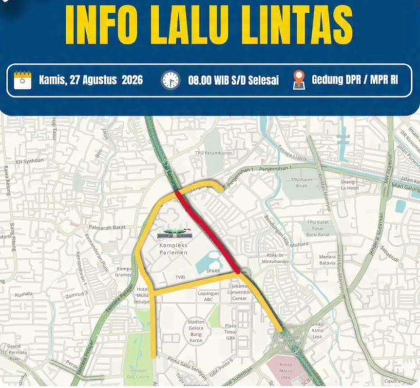 Ada Massa Aksi di Sekitar Gedung DPR RI, Simak Imbauan Penting Polda Metro Jaya untuk Pengguna Jalan