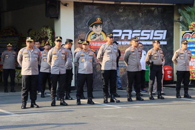 Antisipasi Kerawanan Akhir Pekan dan Agenda Nasional, Polres Metro Bekasi Kota Gelar Apel Siaga