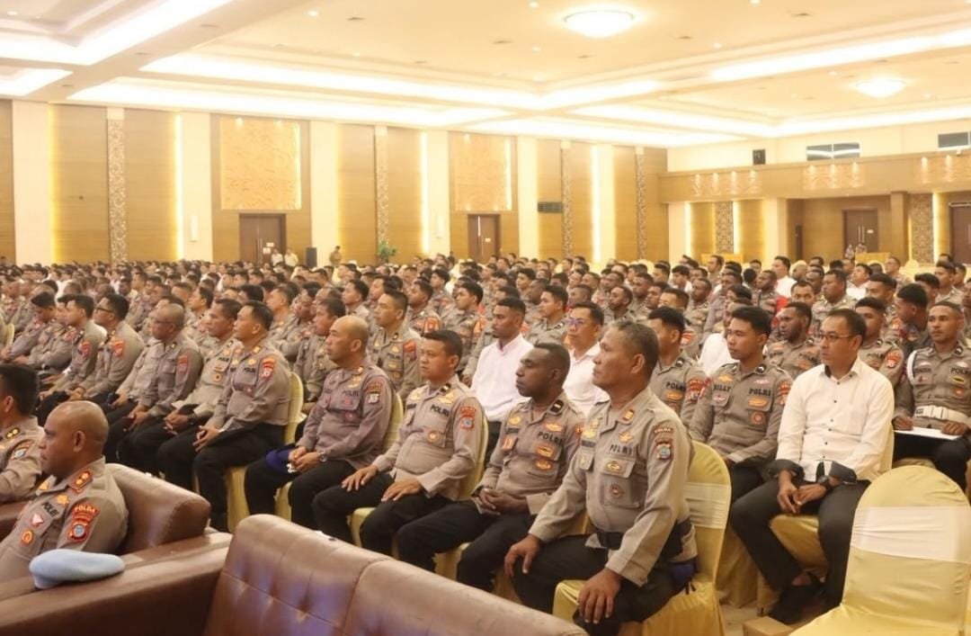 Kapolres Sorong Hadiri Agenda “Commander Wish” Kapolda Papua Barat Daya di Aimas Convention Centre