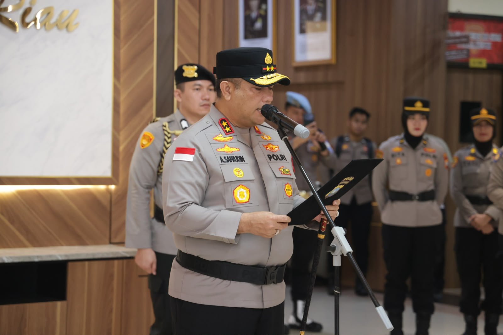 Kapolda Kepri Pimpin Sertijab Sejumlah Pejabat Utama dan Kapolres Jajaran Polda Kepri