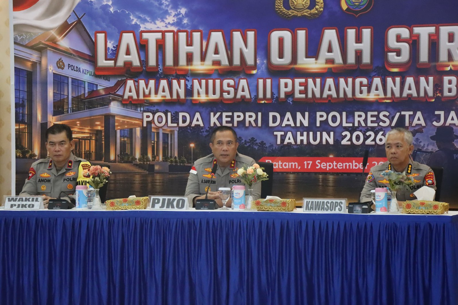 Latihan Aman Nusa II, Kapolda Kepri Tekankan Kesiapsiagaan Hadapi Bencana dan Situasi Kontingensi