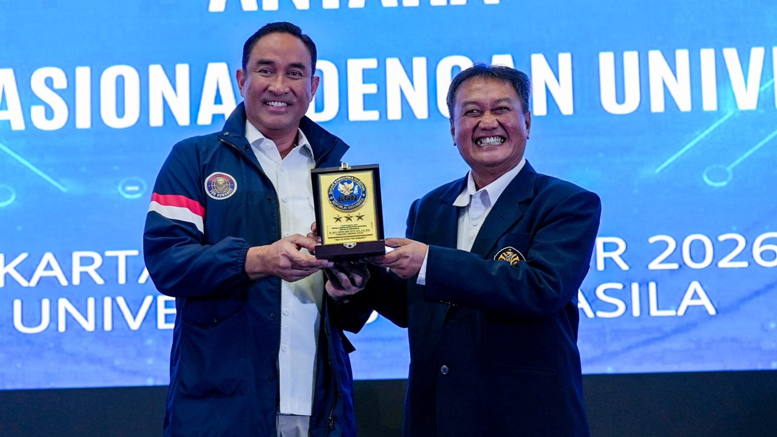 Kepala BNN RI Berikan Kuliah Umum dan Teken MOU di PKKMB Universitas Pancasila