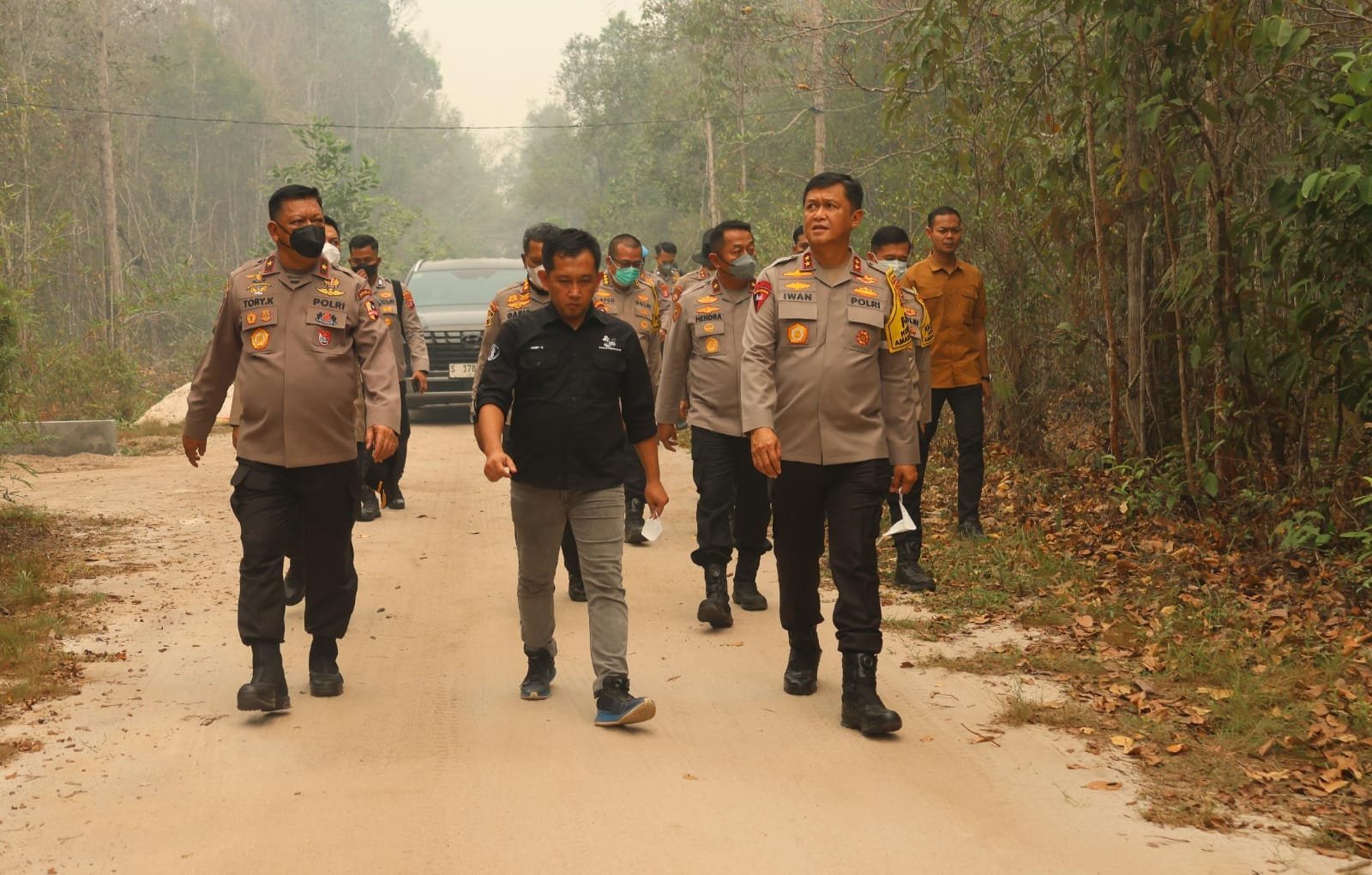 Peduli Satwa Dilindungi, Kapolda Kalteng Bersama Dirpolsatwa Korsabhara Baharkam Polri Tinjau Orang Utan di Nyaru Menteng
