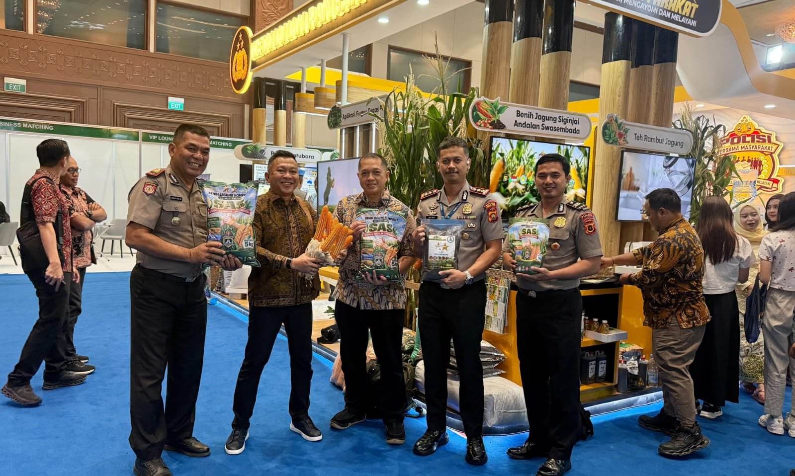 Polda Jambi Perkenalkan Benih SAS Siginjai Andalan Sejahtera di Agrinex Expo 2026, Dukung Kemandirian Petani