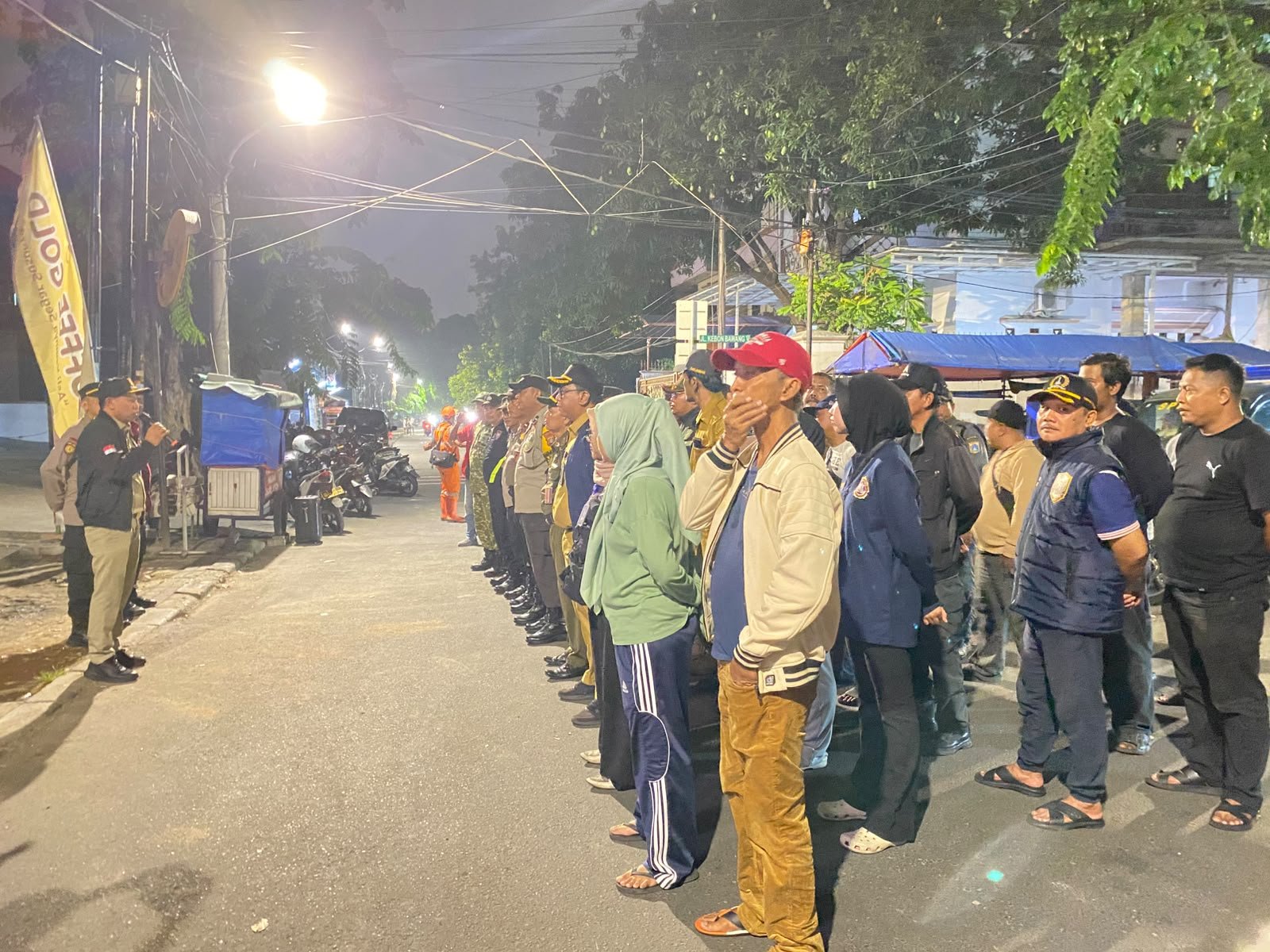 Jaga Jakarta dengan Kepedulian, 49 Personel Gabungan Gelar Patroli Malam di Tanjung Priok