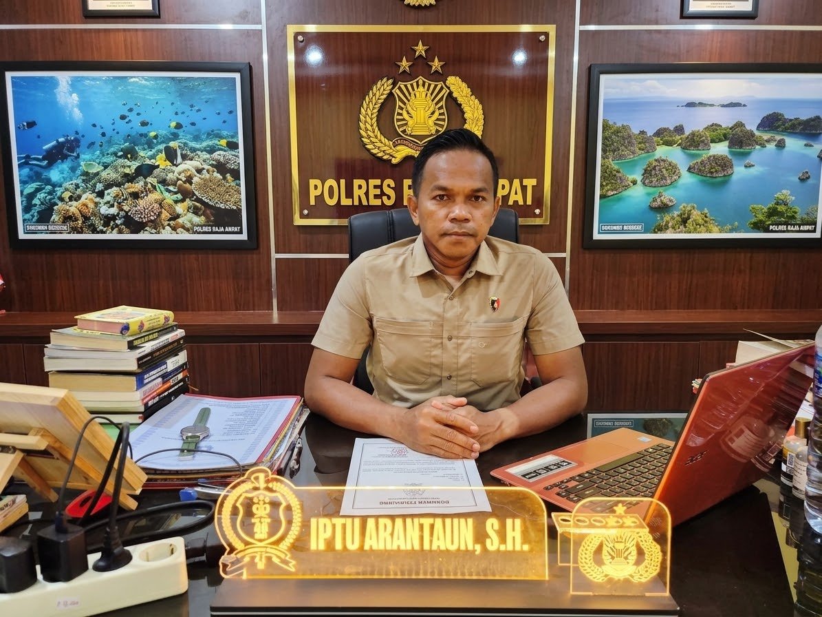 Kurang dari 7 Jam, Tim Satreskrim Polres Raja Ampat Amankan Terduga Pelaku Penikaman Karyawan Resort