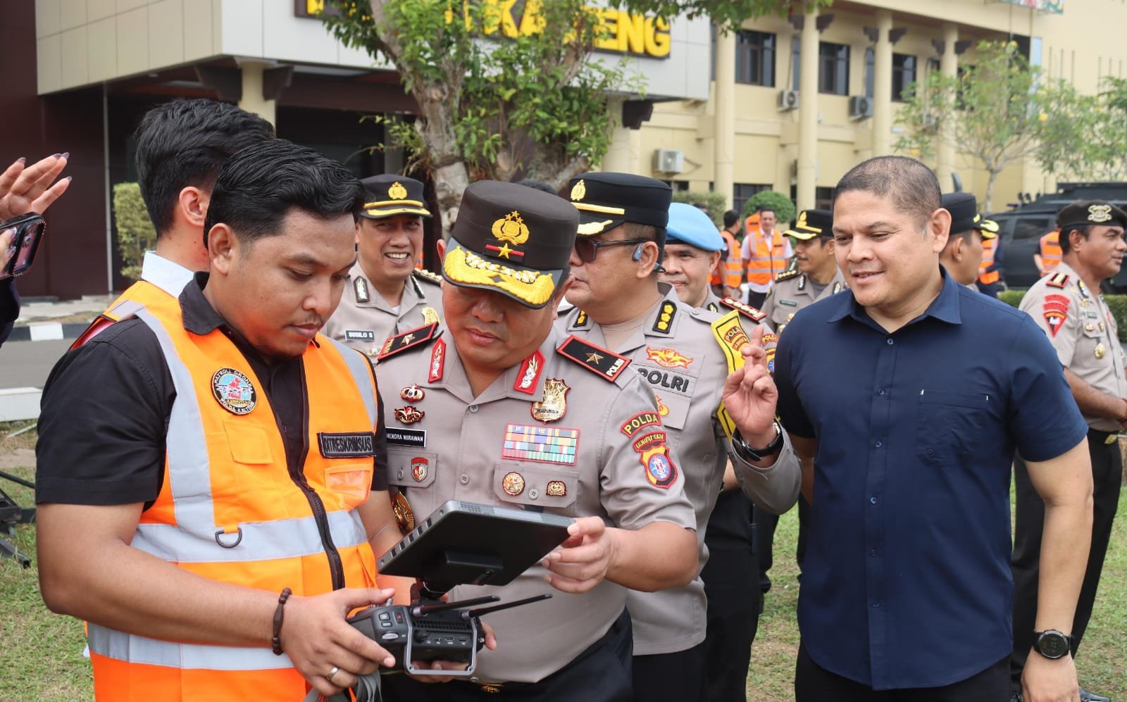 Perkuat Penanganan Karhutla, Polda Kalteng Luncurkan 16 Drone Patroli Udara