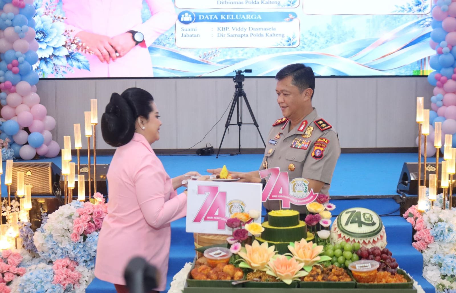 Peringati HKGB ke-74, Kapolda Kalteng Ajak Bhayangkari Terus Berkarya Dukung Polri Bersama Masyarakat