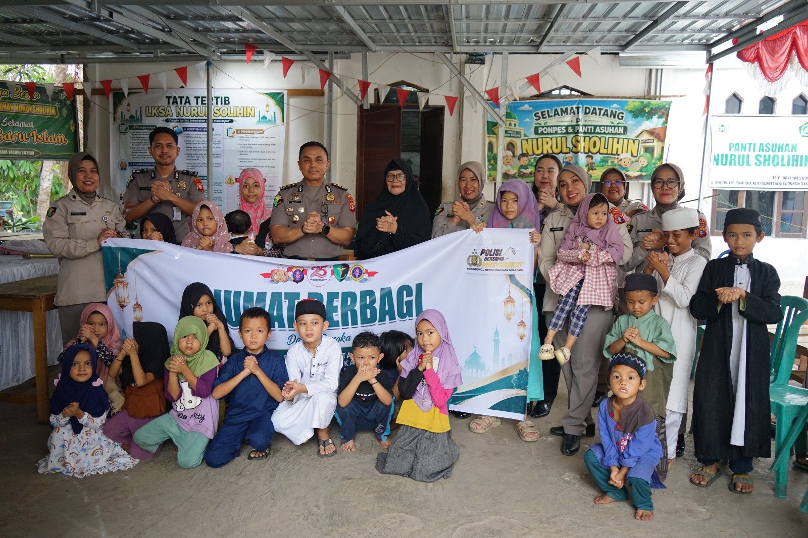 Wujud Syukur Hari Jadi ke-25, Rumkit Bhayangkara Sambangi Panti Asuhan dan Salurkan Bantuan Sosial