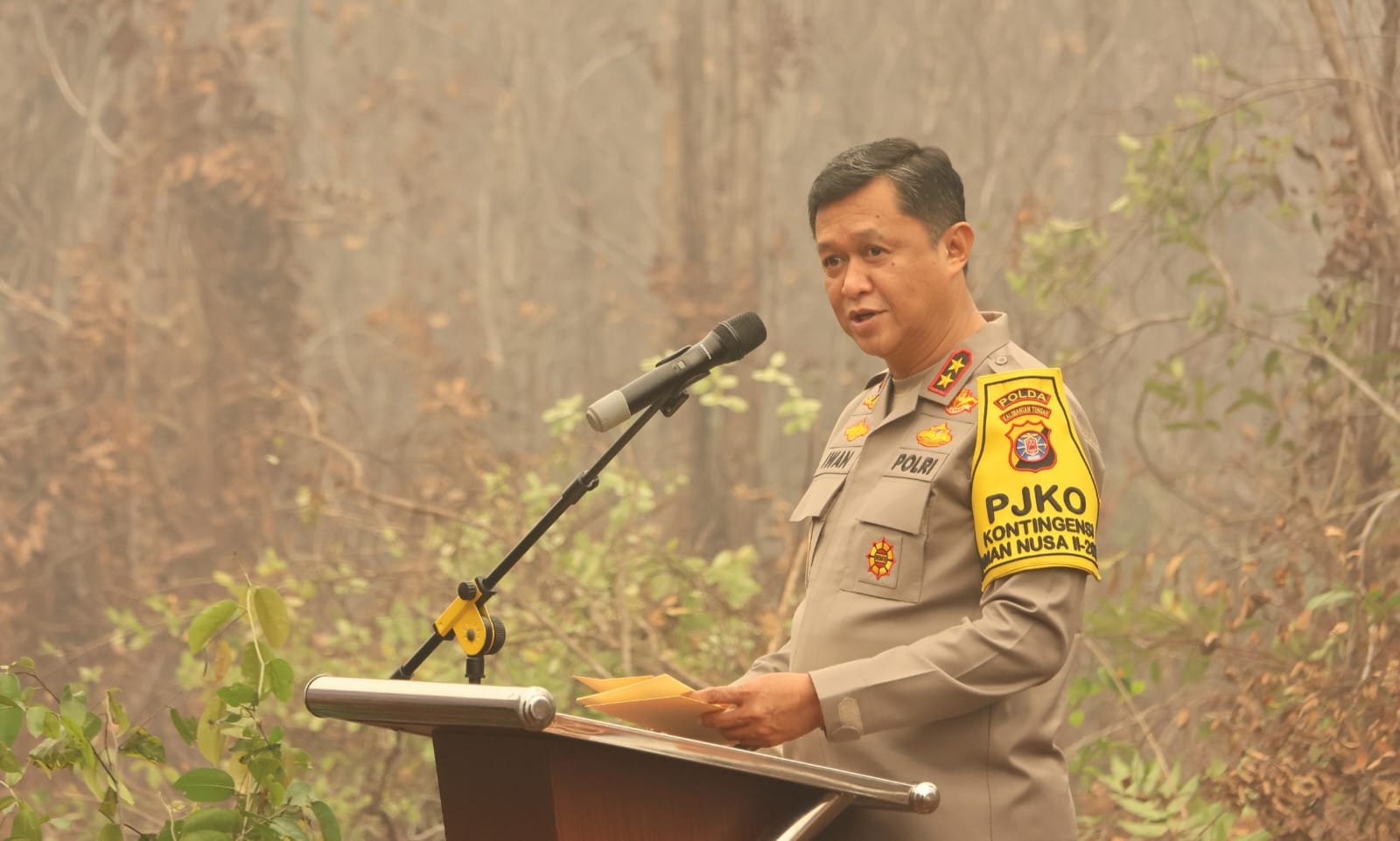 Green Policing Program Prioritas Kapolri yang Dicanangkan di Polda Kalteng, Fokus Reboisasi Lahan Bekas Terbakar